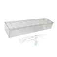 thumbnail image 4 of thinsony Acrylic Flower Vase Transparent Planter Pot for Desktop Dining Table Decor 40cmx10cmx6.5cm, 4 of 9