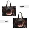 thumbnail image 2 of Pofeuu Playful Baby Hippo Splash Print Laptop Bag Carrying - Computer Bag Laptop Case Shoulder Slim Work Travel, 2 of 8