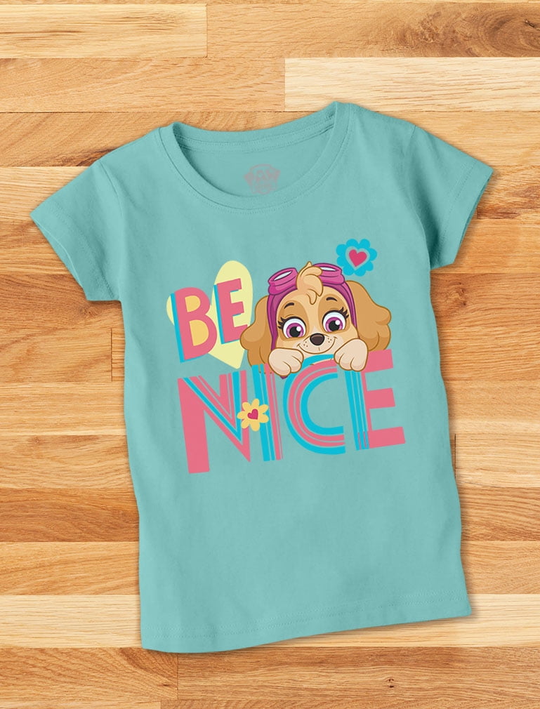 Tstars Paw Patrol Shirt Toddler Girls Skye Everest Nickelodeon Shirt Perfect Team Wow Pink 4T, Toddler Girl's