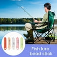 thumbnail image 4 of NIBOLOG 10Pcs Fluorescent Color Plastic Shell Hanging Hole Fishing Rattle Bead Loud 2 Steel Beads Fish Lure Rattle Stick Fishing Accessories, 4 of 8