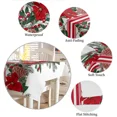 thumbnail image 7 of Christmas Poinsettia Pine Needles Pine Cones Table Cloth Waterproof Dining Tablecloth Kitchen Decorative Party Table Cover, 7 of 7