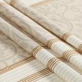 thumbnail image 4 of Seville Tan Polyester Printed Farmhouse Yellow Shower Curtain,Decorative Waterproof Bathroom Curtains,72" W x 72" H-tan/Cream, 4 of 6