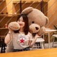 thumbnail image 3 of 1 unidad, recién llegado, oso de peluche gigante suave y tierno, 5 colores, recién llegado, regalo de cumpleaños para niños, 3 of 5
