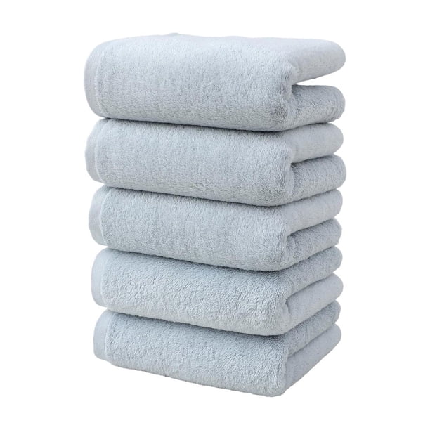 Toalla facial de algodón absorbente para uso diario de adultos,paño suave de secado rápido para baño y cocina,toalla de secado multiusos con bordado clásico para el hogar.