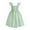 Green, variant on Younger Tree Baby Girl Dress Kid Summer Sleeveless Denim Beach Casual A-line Sundress for 2-3T