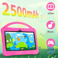 thumbnail image 6 of Veidoo 7 inch Android Tablets for Kids, 2GB RAM, 32GB ROM, iWawa Apps & Parent Controls, Safety Eye Protection Screen, Educational Games, WiFi, Dual Camera, Silicone Case (Pink), 6 of 6