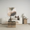 thumbnail image 2 of June Light Brown Wood w/ Fluting Square Coffee Table, 2 of 6