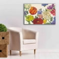 thumbnail image 6 of Epic Graffiti 'Colorful Flowers On White' by Carol Rowan, Giclee Canvas Wall Art, 40"x26", 6 of 8