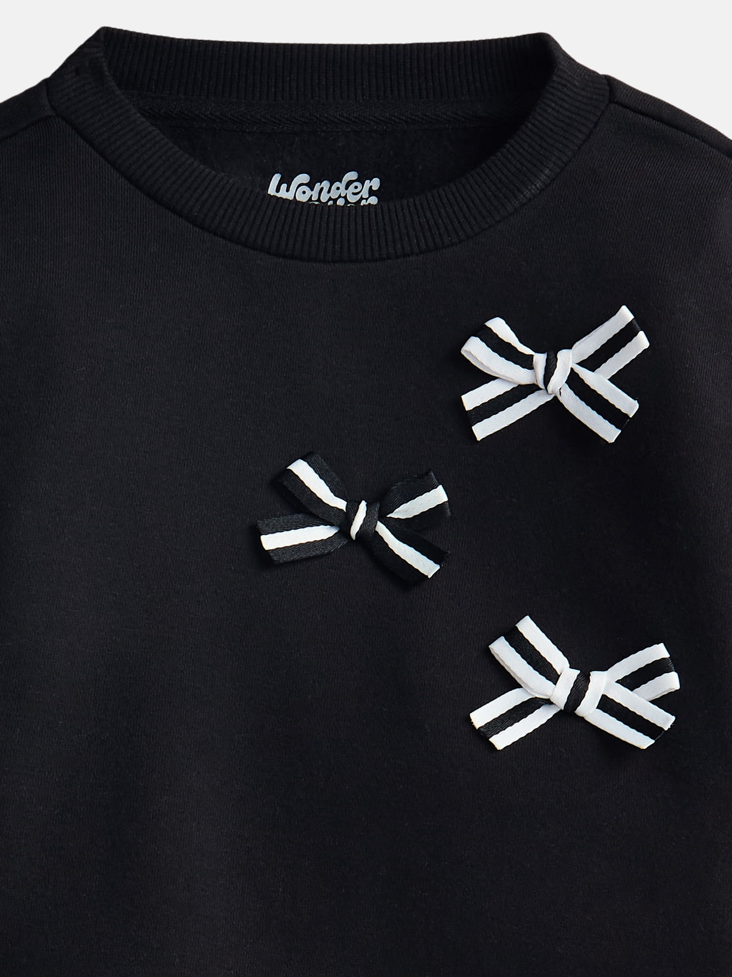 Wonder Nation Girls Double Top with Long Sleeves, Sizes 4-18 & Plus
