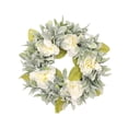 thumbnail image 3 of Guirnalda artificial guirnalda decoración floral falsa corona de puerta de entrada 18 "x 18" para la fiesta de celebración de de verano, 3 of 9