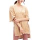 thumbnail image 2 of Free People He Luxe Túnica Blusa para Mujer, Beige, Small Free People Sayo, 2 of 2