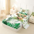 thumbnail image 2 of Erosebridal Cute Highland Cattle Twin Sheet Sets,St.Patrick'S Day Bedding For Teens Kids 3pcs, 2 of 6