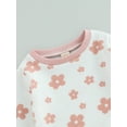 thumbnail image 5 of Baby Girl Fall Outfits Floral Sweatshirt Pants Clothes Set Newborn Infant Clothing Gifts 3 6 9 12 18 24 Months, 5 of 9