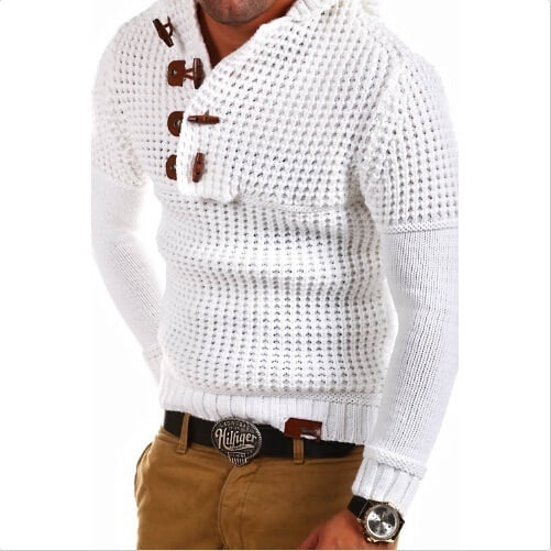 mens winter white sweaters