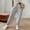 Gray women cargo pants with pockets a1, variant on Cagogo Women's Cargo Trousers with Pockets Elastic Waist Casual Loose Ankle Pants Summer Travel Lounge Pants Drawstring Relaxed Fit Vacation Streetwear, Green M