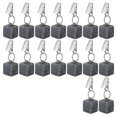 thumbnail image 1 of 16pcs Tablecloth Weights With Metal Clip, Cube Table Covers Pendant Stones, Marble Table Cloth Weights For Decorationp2025041101016, 1 of 5