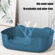 thumbnail image 4 of Organizadores y almacenamiento para baño, caja de arena grande para gatos, a prueba de fugas, caja de arena para gatos, suministros para mascotas, caja de arena para gatos, bandeja de arena de una pie, 4 of 6