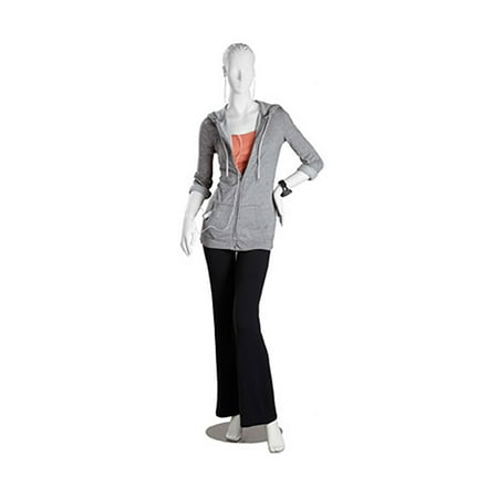 SSWBasics Female White Cameo Fiberglass Mannequin - Size 4 Height 5'10" - With Base