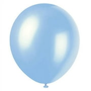 Pearlized Latex Balloons, 12 in, Powder Blue, 72ct
