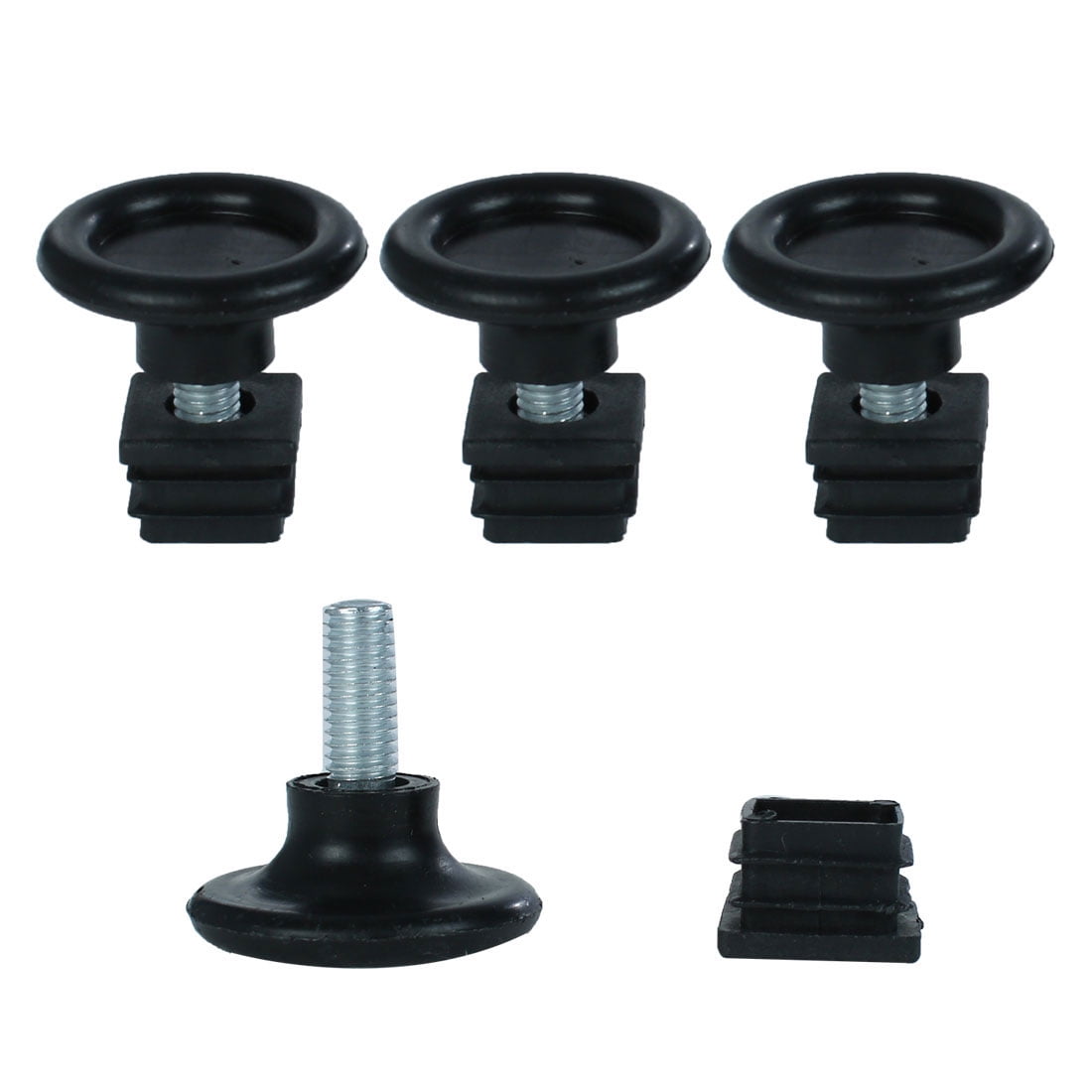 Leveling Feet 20 x 20mm Square Tube Inserts Kit Furniture Glide