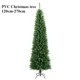 thumbnail image 2 of Árbol de Navidad artificial de PVC con forma de lápiz, punta fina, poste de bolígrafo, árbol de Navidad verde de 120 cm a 270 cm, decoración navideña para el hogar, 2 of 5