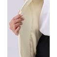 thumbnail image 6 of INSPIRE CHIC Women's Work Blazers Lapel Collar Long Sleeve Suit Jacket Cream White XL, 6 of 7