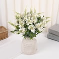 thumbnail image 4 of Cherry Blossom Branches, Artificial Celosia Stems Faux Red Spike Flower Picks Realistic Amaranth Floral Sprays for Home Vase Fillers, Farmhouse Table Centerpieces White 1Pcs, 4 of 9
