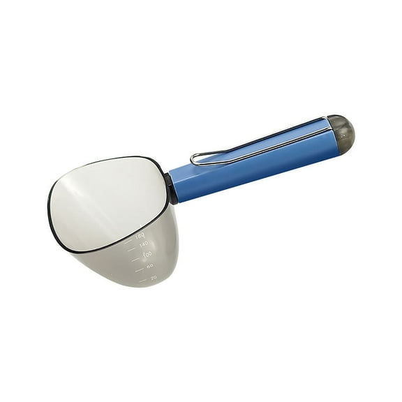Dog Food Measuring Spoon Long Handle Easy Clean Dry Wet Food Cup with Measurement Marks Ideal for Pet Feeding Accurate