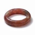 thumbnail image 4 of 8pcs Natural Gemstone Rings Wide Band Rings Size 6 1/4~Size 11 3/4(16.7~21.1mm), 4 of 6