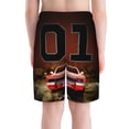 thumbnail image 5 of Boys Dukes Orange Car Haz-zard Beach Shorts Swim Trunks Swim Shorts Quick Dry Pool Suit Swimwear For Kids Youth, 5 of 8