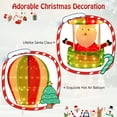 thumbnail image 6 of Costway 4.5 FT Christmas Santa Claus with Hot Air Balloon Pop-up Pre-Lit Xmas Decoration, 6 of 10