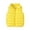 Yellow, variant on Edvintorg 2-9Years Kids Sleeveless Waistcoat Baby Boys Girls Fall Winter Vest Jackets Fashion Cute Solid Color Windproof Padded Clothes Jacket Coat Children's Outerwear