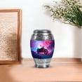 thumbnail image 7 of JAGASY Bike Mini Urns for Human Ashes Keepsake, Blue Urn for Ashes Adult Male, Forest Trees Decorative Urns for Boys, Pink Small Handmade Urn for Girls, (3 Inch), 7 of 7
