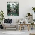 thumbnail image 2 of Stupell Industries Tropical Flamingo Pool Resort Graphic Art Gallery Wrapped Canvas Print Wall Art, Design by Ziwei Li, 2 of 7