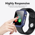 thumbnail image 5 of 8 Pack Screen Protector Case Compatible with Apple Watch 40mm Series 6/5/4/SE, Full Hard PC Ultra-Thin Scratch Resistant Bumper HD Protective Watch Cover for Women Men iWatch Accessories, 5 of 5