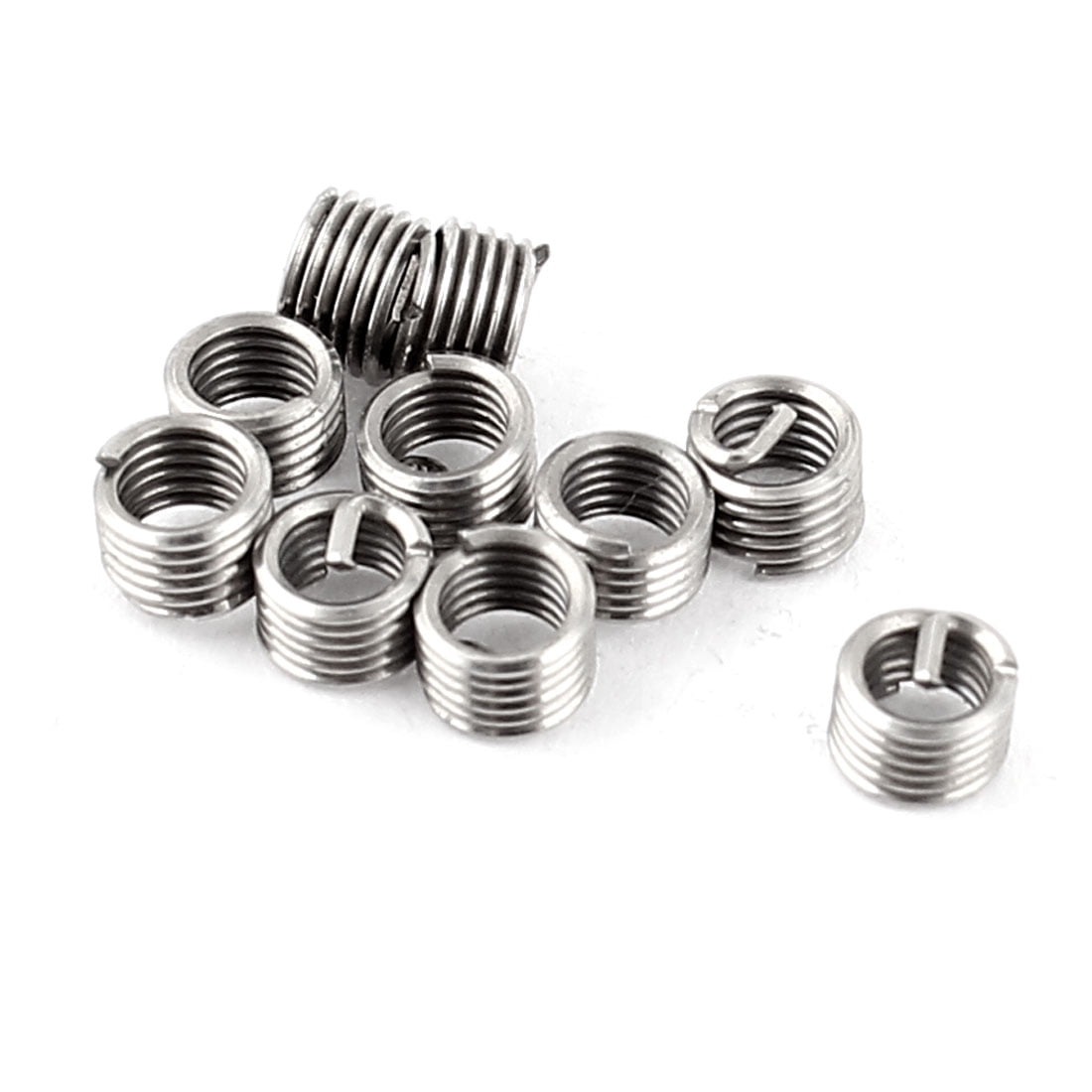 10Pcs 304 Stainless Steel Helicoil Wire Thread Repair Inserts M2.5x0