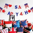 thumbnail image 3 of Tumao 4th of July Garland Patriotic Hanging Banner Patriotic Decorations American Flag Party Decor for Independence Day Memorial Day and Veterans Day Decorations, 3 of 5