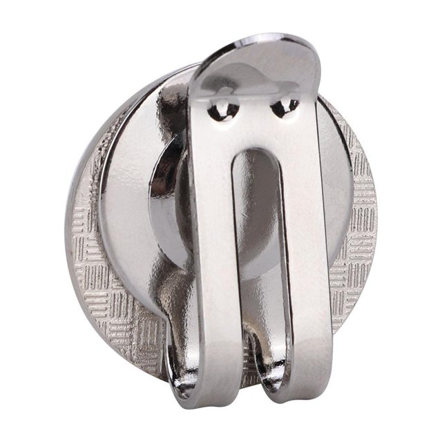 Drfeify Clip magnético para gorra de golf, metal, para gorra de golf, visera y marcador de bolas, varios patrones (cara sonriente morada) Amonsee No