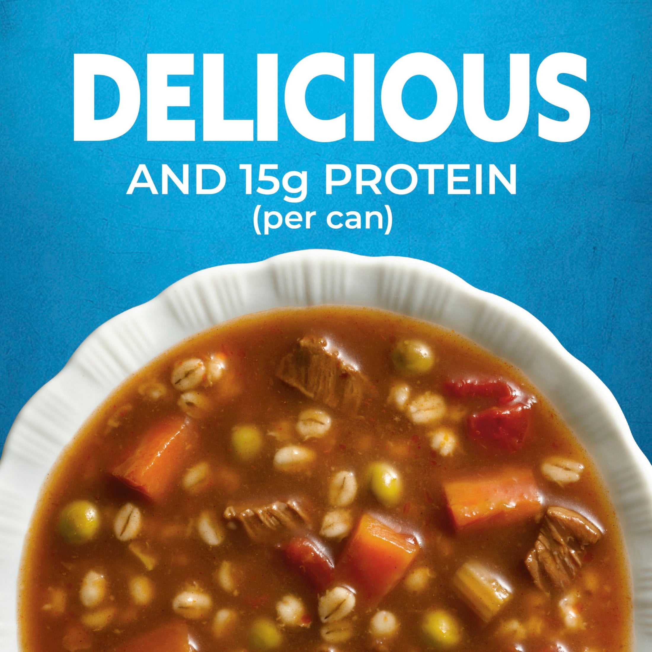 (12 pack) Progresso Traditional, Ready to Serve Beef Barley Soup, 19 oz.