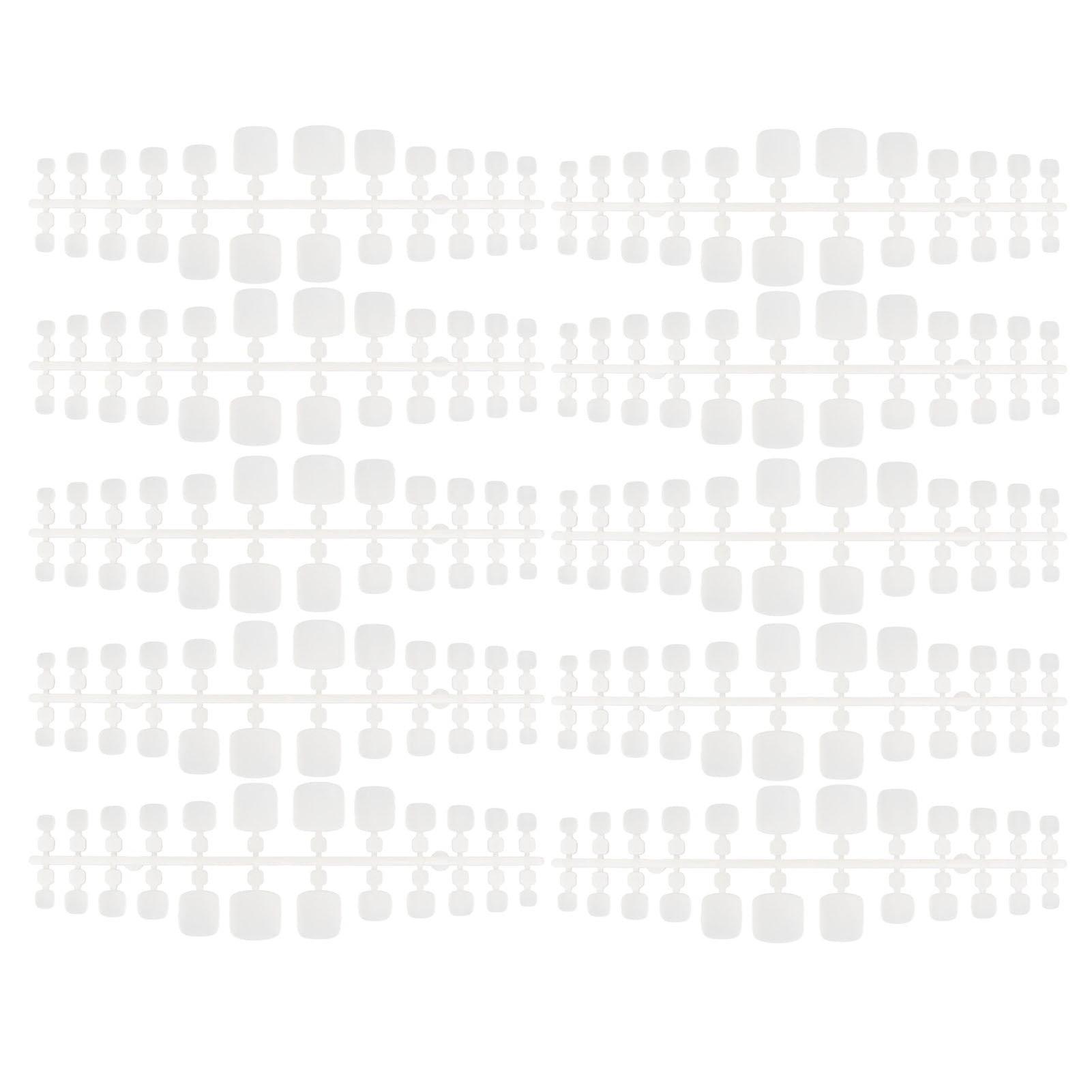 Toenails, Artificial Toe Nail Kit Short DIY Frosted For Wedding