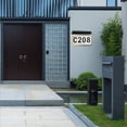 thumbnail image 5 of Fufafayo Solar Door Sign Light, Address Number LED Light for Mailbox, Stainless Steel Door Number Light, House Number Sign with Light, Outdoor Illuminated Address Plaque, 5 of 6