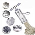 thumbnail image 1 of Pasta Maker Noodle Press Noodles Press Machine, Stainless Steel Spaghetti Pasta Maker, Metal Manual Pasta Maker/Manual Noodle Maker Machine With 5 Noodle Mold, 1 of 7