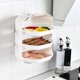 thumbnail image 4 of Bandeja organizadora de platos y vajilla superponible para la cocina blanco 3 capas, 4 of 9
