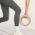 thumbnail image 1 of Mancuerna Kettlebell Power Ring 2 en 1 de 5 libras para aeróbicos, fitness en casa y pilates rosa, 1 of 8