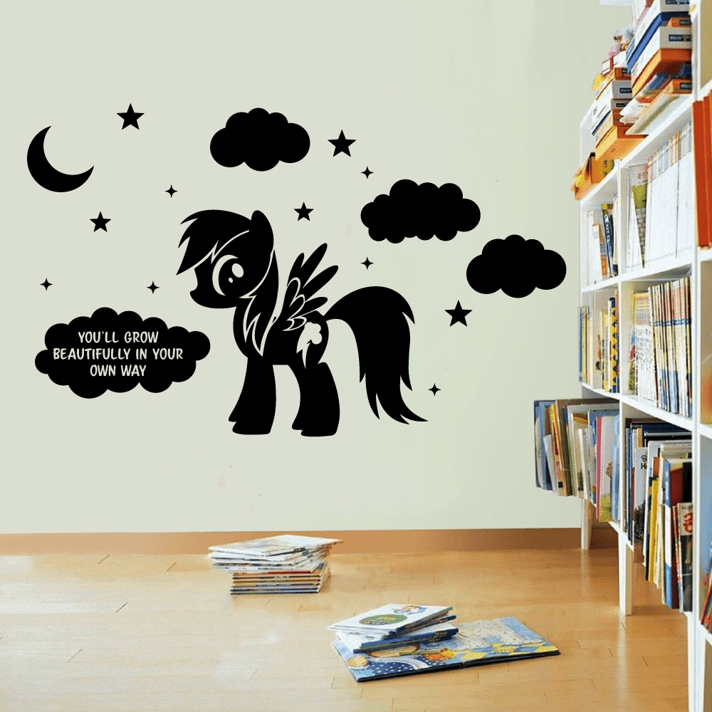 My Little Pony Rainbow Dash Giant Peel & Stick Wall Decals – US Wall Decor