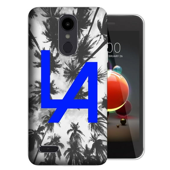 MUNDAZE LG Aristo 3 / 2 / Tribute Dynasty / Zone 4 Blue LA Design TPU Gel Phone Case Cover