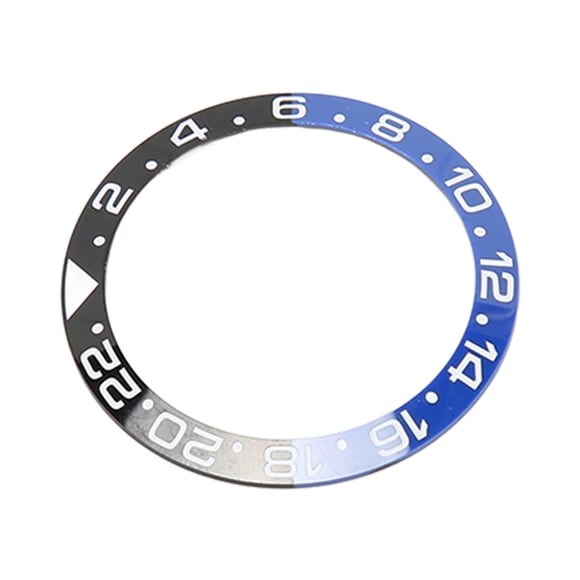 Anillo De Inserción Del Bisel Del Reloj, Alta Dureza, 38 Mm De Diámetro Exterior, Anillo De Inserción Del Bisel, Cerámica Resistente A Los Arañazos Para Reemplazo