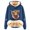 Navy1, variant on Women's Casual Hoodies Hoodies Cute Cow Print Lined Hooded Long Sleeve Sweatshirt Cozy Warm Pullover for Winter Regular Blouses Grey1,3XL