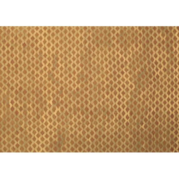 Ahgly Company Indoor Rectangle Abstract Brown Contemporary Area Rugs, 7' x 9'