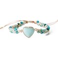 thumbnail image 1 of GHSDFBB Boho Handmade Natural Stone Bead 3 Row Wide Wrap Wrist Statment Bracelet Jewelry Collection, 1 of 6